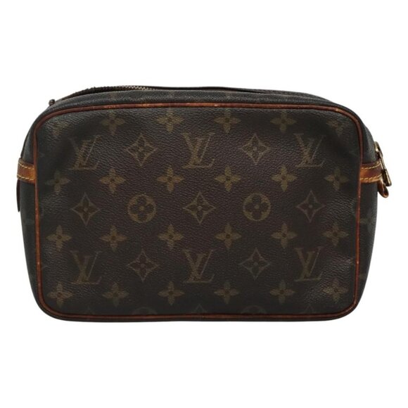 LOUIS VUITTON Monogram Compiegne 23 Clutch Bag M51847 LV Auth - Picture 11 of 16